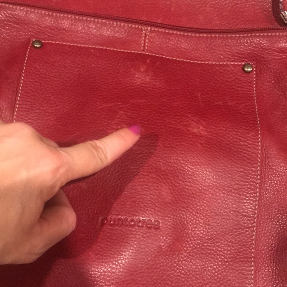 Red Leather Bag - Picture 9 of 11